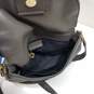 AUTHENTICATED Marc by Marc Jacobs Gray Leather Foldover Crossbody Bag image number 4