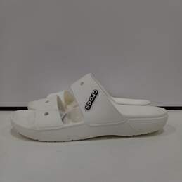 Crocs White Slide Sandals Men's Size 15 alternative image
