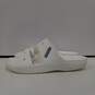 Crocs White Slide Sandals Men's Size 15 image number 2
