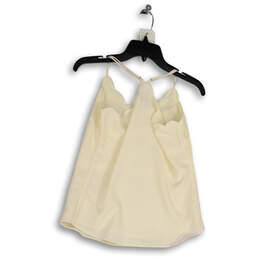 NWT Womens Ivory Adjustable Spaghetti Strap Sleeveless Tank Top Size 00 alternative image