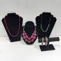 Pink & Green Tones Jewelry Collection 5pc Lot image number 1