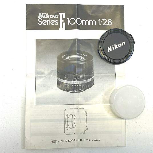 Nikon 100mm 1:2.8 Series E Prime F-Mount Camera Lens image number 6