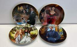 4 Gone with the Wind Golden Anniversary Series Collector's Plates