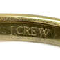 Designer J. Crew Gold-Tone Blue Green Thin Band Round Shape Bangle Bracelet image number 5