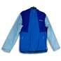 Columbia Mens Blue Hooded Long Sleeve Full-Zip Windbreaker Jacket Size Large image number 1