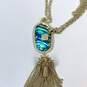 Designer Kendra Scott Gold-Tone Tassel Rayne Pendant Necklace image number 4
