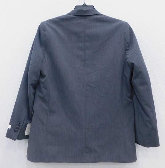 Men's Gray Calvin Klein Suit Jacket Size 18 image number 2