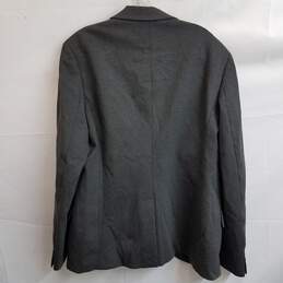 Armani Exchange cotton knit dark gray suit jacket men's L tags alternative image