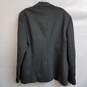 Armani Exchange cotton knit dark gray suit jacket men's L tags image number 2