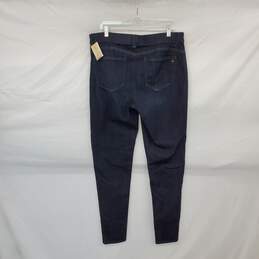Democracy Dark Blue Cotton Blend "Ab Solution" Skinny Jeans WM Size 16 NWT alternative image