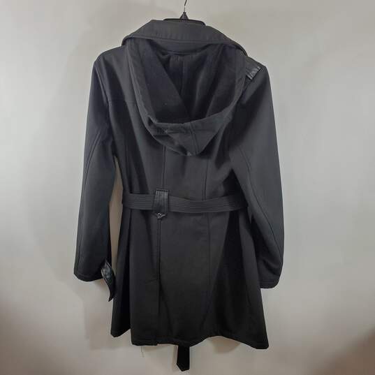 Michael Kors Women Black Trench Coat M image number 3