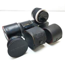 Lot of 7 Assorted Camera Tele-Conversion Lenses