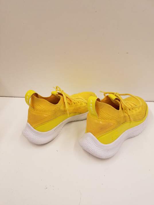 Under Armour Curry Flow 8 Smooth Yellow s.6.5y Women size 8.5 image number 4