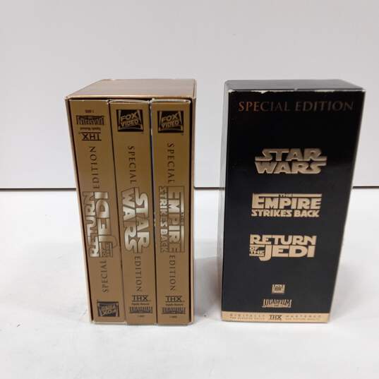 Vintage Star Wars Trilogy Special Edition VHS Set image number 1