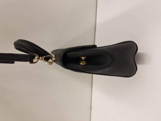 Michael Kors Ava Saffiano Leather Small Crossbody Satchel - Black
