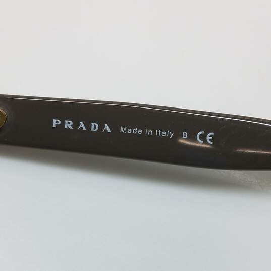 AUTHENTICATED Prada Black Gray Gradient Lens Womens Sunglasses image number 4