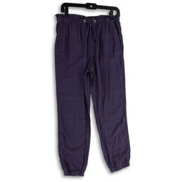 NWT Womens Blue Elastic Waist Solstice Pull-On Jogger Pants Size Small