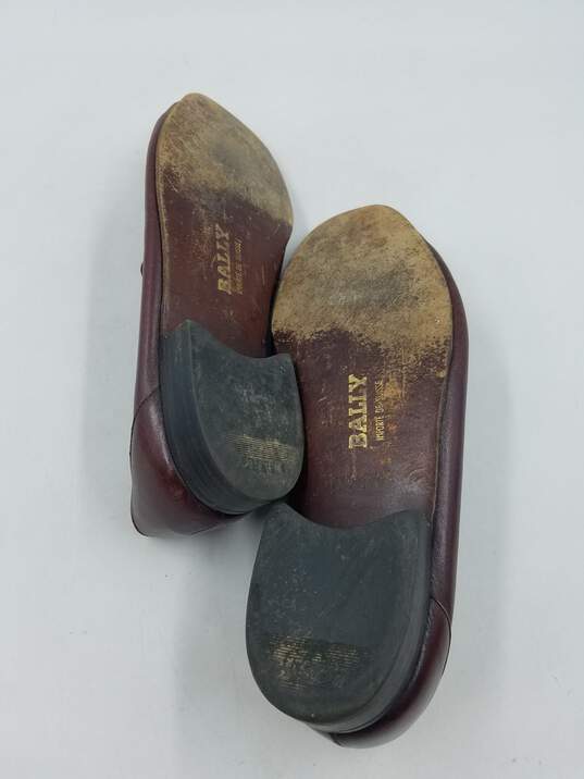 Bally Rachilde D.Brown Loafers M 7.5E COA image number 5