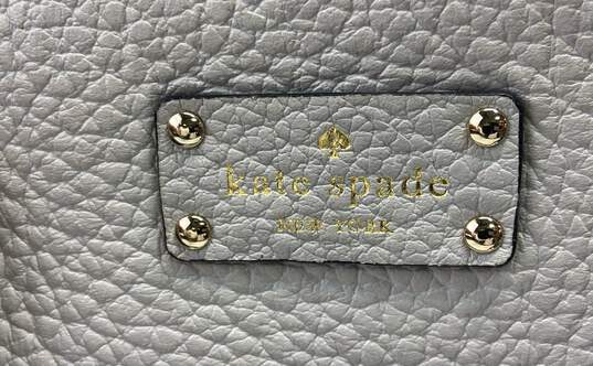 Kate Spade Gray Leather Tote Bag image number 6