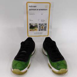 Jordan 11 Retro Low Green Snakeskin Men's Shoes Size 12