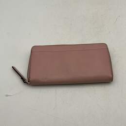 Kate Spade New York Womens Pink Gold Neda Leather Card Slots Zip-Around Wallet alternative image