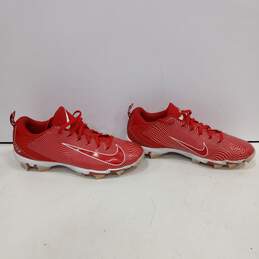 Men's Red Nike Cleats Size 12 alternative image