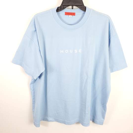 House ID Men Sky Blue Logo T Shirt M NWT image number 1