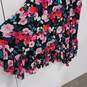 Torrid Women's Black Floral Ruffled Cold Shoulder Midi Dress Size 4/4X/26 NWT image number 5