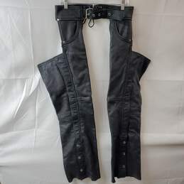 Eagle Genuine Leather Motorcycle Chaps Women's SM