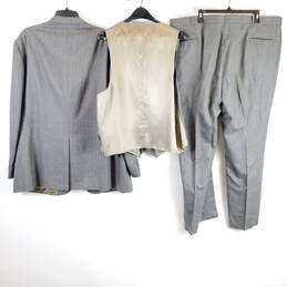 Man In Wool Men Grey 3 Pc Set Suit XL alternative image