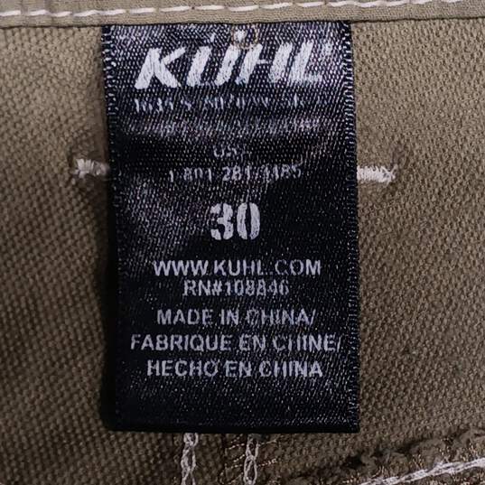 Kuhl Men's Green Outdoor Cargo Shorts Size 30 image number 4