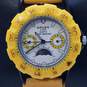 Gruen 34mm 5ATM WR Moon Phase Yellow band Lady's Sport Quartz Watch image number 1