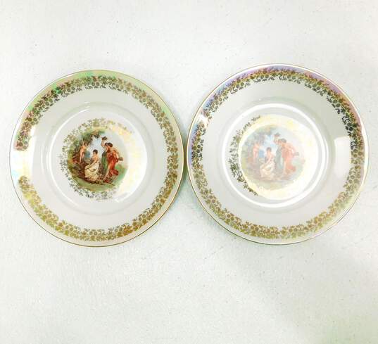 Vintage Fortuna Eisenberg Madonna China Plates And Dessert Plates image number 2