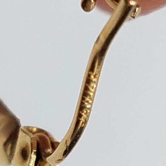 JAW 14K Gold Hoop Earrings 1.5g image number 4