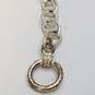 Sterling Silver Rolo Chain Trinket Box Charm 7 7/8inch Bracelet 14.0g image number 8