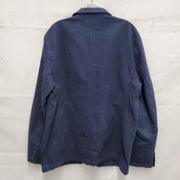 Wallace & Barnes MN's Navy Blue Lightweight Cotton Blazer Size 42R alternative image
