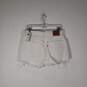 Womens 501 Regular Fit Denim Flat Front 5 Pocket Design Cut-Off Shorts Size W30 image number 2