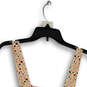 Womens Multicolor Terrazzo Tied Front Square Neck Camisole Blouse Top Sz 6 image number 4