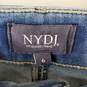 NYDJ Women Light Blue Splash Straight Jeans Sz 6 NWT image number 3