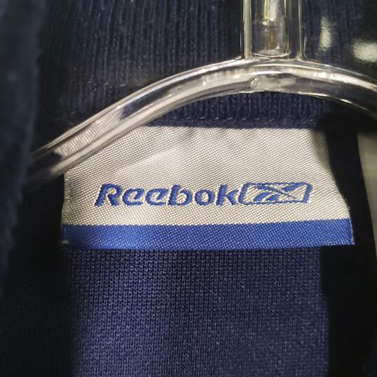Mens Mock Neck Long Sleeve Full-Zip Activewear Track Jacket Size XXL image number 4