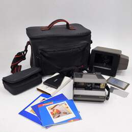VNTG Polaroid Brand Spectra AF Model Instant Film Camera w/ Case and Accessories