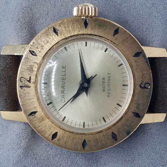 Caravelle By Bulova N2 Vintage Gold Tone 17 Jewels Watch image number 2