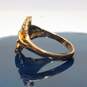 Landstrom's 10K Black Hills Gold Grape Leaf Ring Size 6 - 2.7g image number 2
