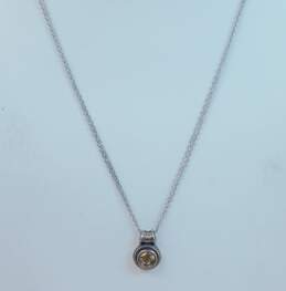 Sterling Silver Copper Turquoise Topaz Citrine Celtic Knot Necklaces 16.9g alternative image