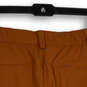 NWT Womens Burnt Orange Flat Front Zip Pocket Utility Shorts Size 12 image number 4