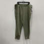 NWT Womens Green Hudson Elastic Waist Pockets Pull-On Jogger Pants Size XXL image number 1