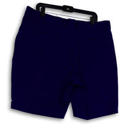 NWT Mens Blue Flat Front Slash Pockets Golf Eagles Chino Shorts Size 38 alternative image