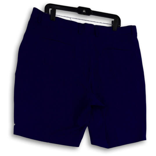 NWT Mens Blue Flat Front Slash Pockets Golf Eagles Chino Shorts Size 38 image number 2