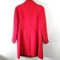 Talbots Women Red Wool Coat Sz 14W NWT image number 5