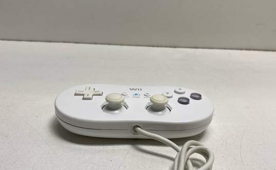 Set Of 2 Nintendo Wii Classic Controllers- White image number 5